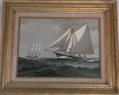 BEN NEILL PAINTING OF SAILBOAT