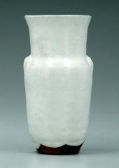 Ben Owen pottery vase: two app