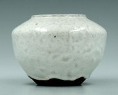 Ben Owen rose bowl, foamy whit
