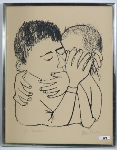 BEN SHAHN (1898-1969) BLACK AND