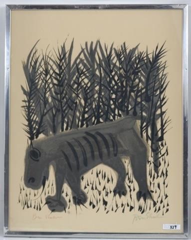 BEN SHAHN (1898-1969) BLACK AND