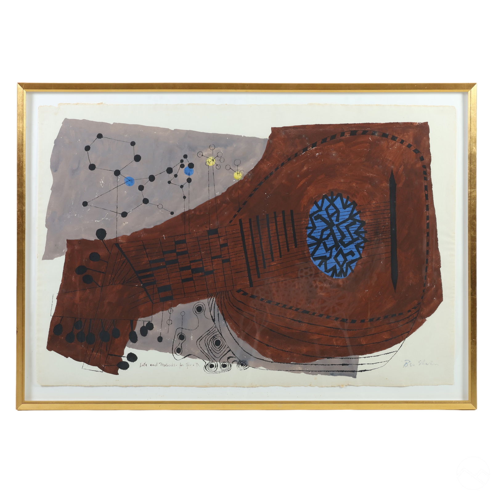 BEN SHAHN 1898-1969 LUTE AND