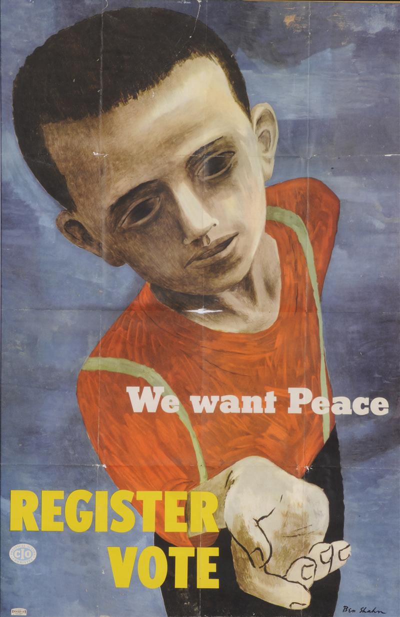 BEN SHAHN (1898-1969): ''WE WANT