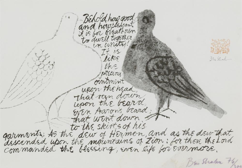 BEN SHAHN, AMERICAN (1898-1969),