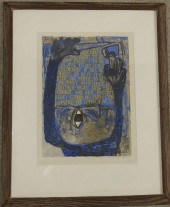 BEN SHAHN LITHOGRAPH 1956Origi