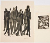 BEN SHAHN LITHOGRAPH AND EMIL