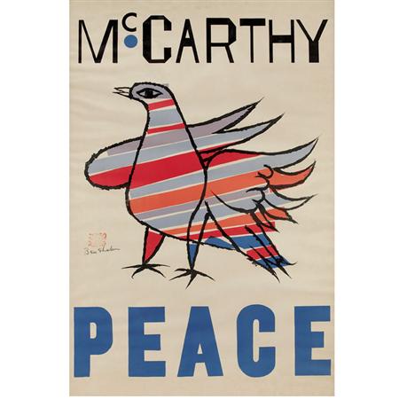 Ben Shahn MCCARTHY PEACE Color