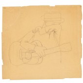 BEN SHAHN, PENCIL DRAWING, 194