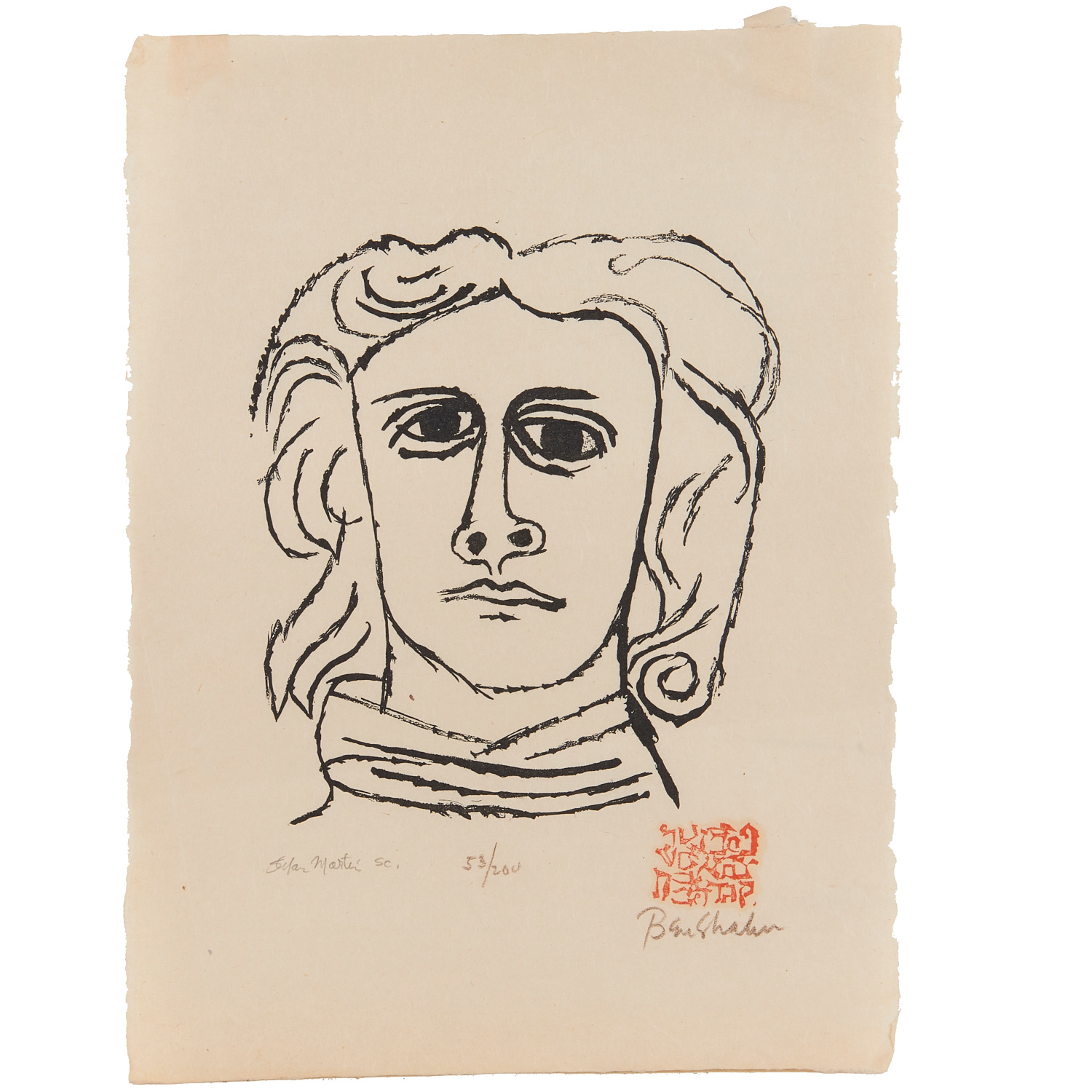 BEN SHAHN & STEFAN MARTIN, SIGNED