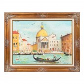 BEN SHUTE, "VENICE WITH GONDOL