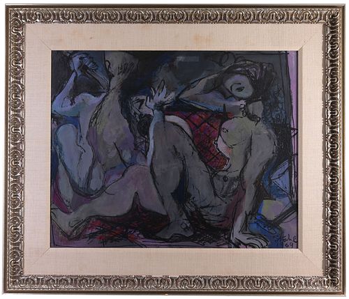 BEN STAHL (1910-1987) RECLINING