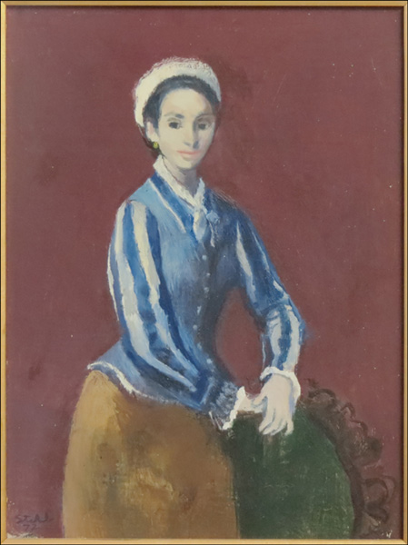 BEN STAHL (20TH CENTURY) WOMAN IN