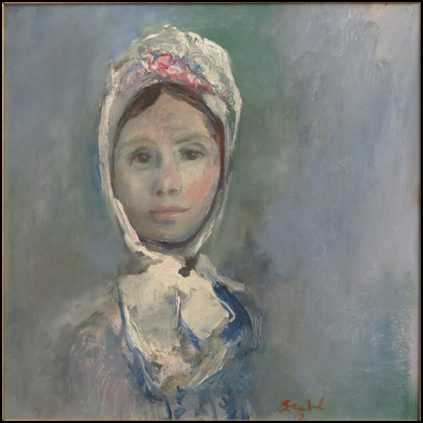BEN STAHL (20TH CENTURY) WOMAN IN A