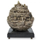 BEN ZION STYLE SILVER SCULPTUR