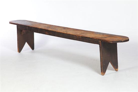 BENCH.  American  late 19th century