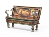 BENCH DECORATED BY PETER OMPIR