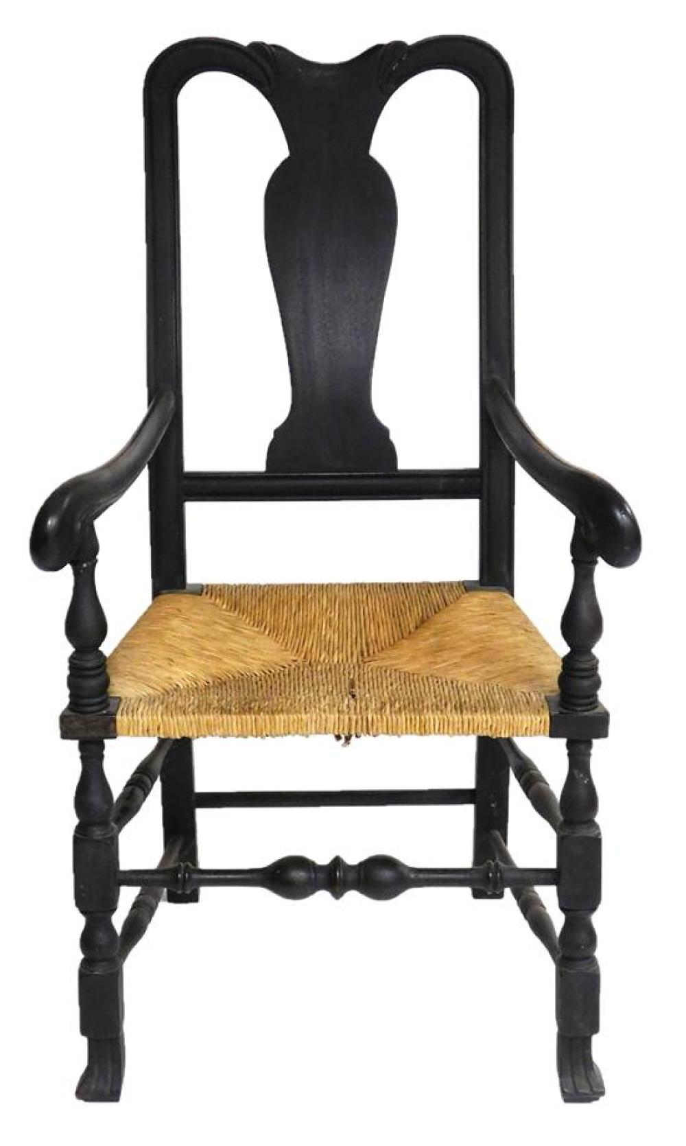 BENCH MADE ARMCHAIR, QUEEN ANNE