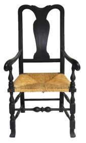 BENCH MADE ARMCHAIR, QUEEN ANN