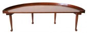 BENCH MADE MAHOGANY DEMILUNE C