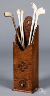 BENCH MADE TIGER MAPLE PIPE BO