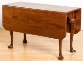 BENCH-MADE WALNUT DROP-LEAF DI