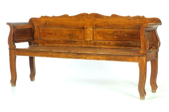 BENCH.  Probably southwestern US 