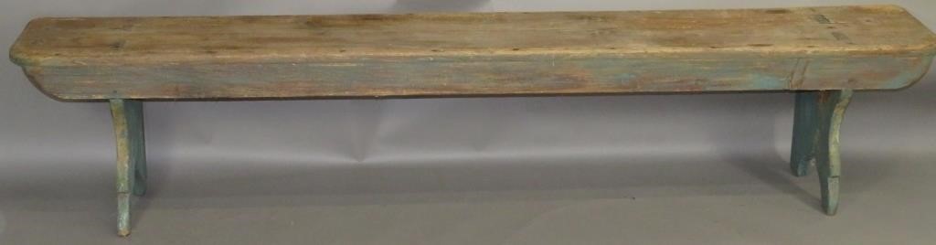 BENCHca. 1830; in softwood with