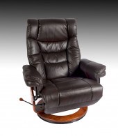 BENCHMASTER LEATHER RECLINING