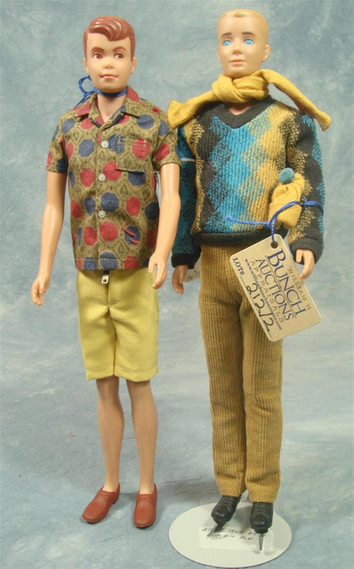 Bend leg vintage Allan Doll and a