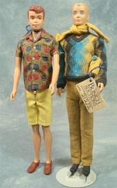 Bend leg vintage Allan Doll an