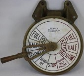 BENDIX BRASS ENGINE ORDER TELE