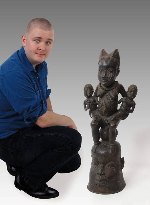 BENIN AFRICAN MATERNITY FIGURAL