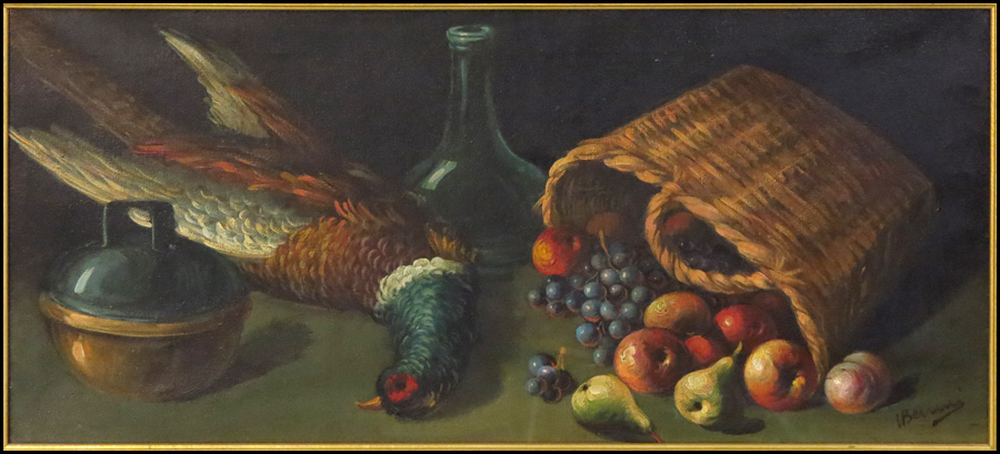 BENINI (20TH CENTURY) STILL LIFE.