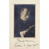 BENITO MUSSOLINI, SIGNED PHOTO