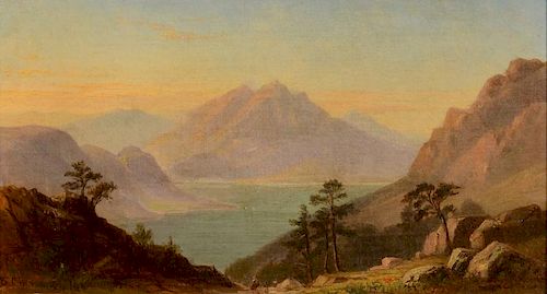 BENJAMIN CHAMPNEY OIL ON CANVAS