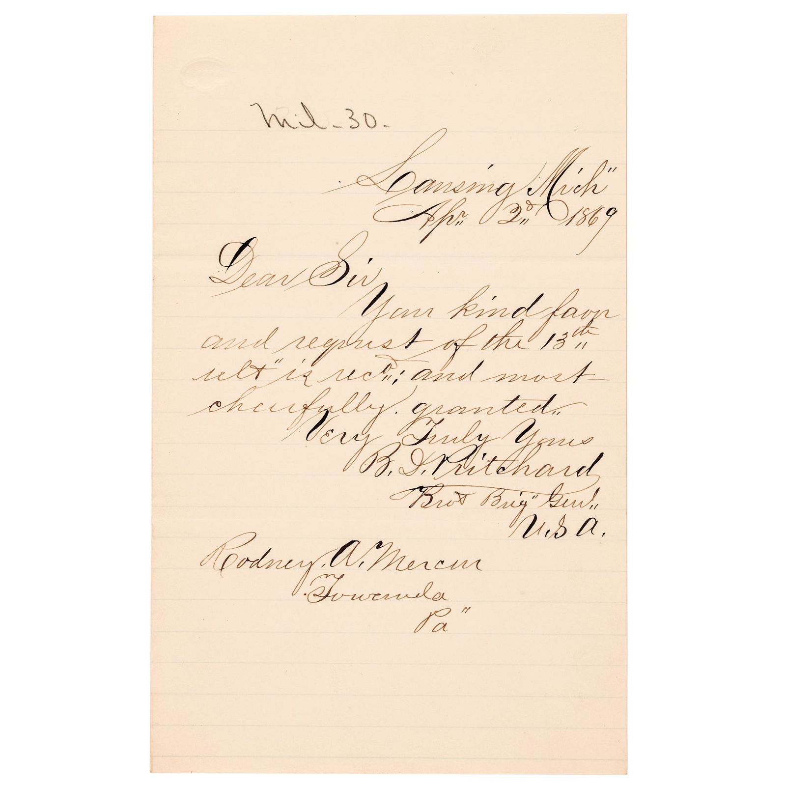 BENJAMIN D PRITCHARD ALS CAPTURED