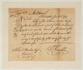 BENJAMIN FRANKLIN DOCUMENT FRA