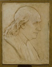 Benjamin Franklin Plaster Reli