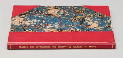 Benjamin Martyn, Georgia Colony