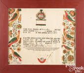 BENJAMIN MAYER, FRAKTUR<br>Ben