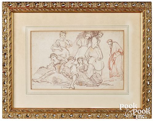 BENJAMIN WEST STUDY OF FEMALE