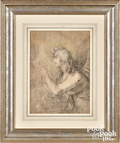 BENJAMIN WEST WATERCOLOR AND PENCIL