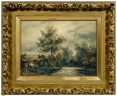 Benjamin Williams Leader watercolor