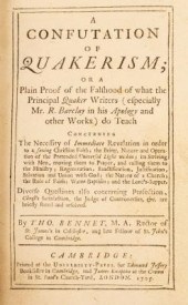 Bennet (Thos) A Confutation of