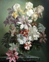 Bennett Oates (1928-2009) oil