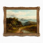BENNETT, WELSH LANDSCAPE, OIL