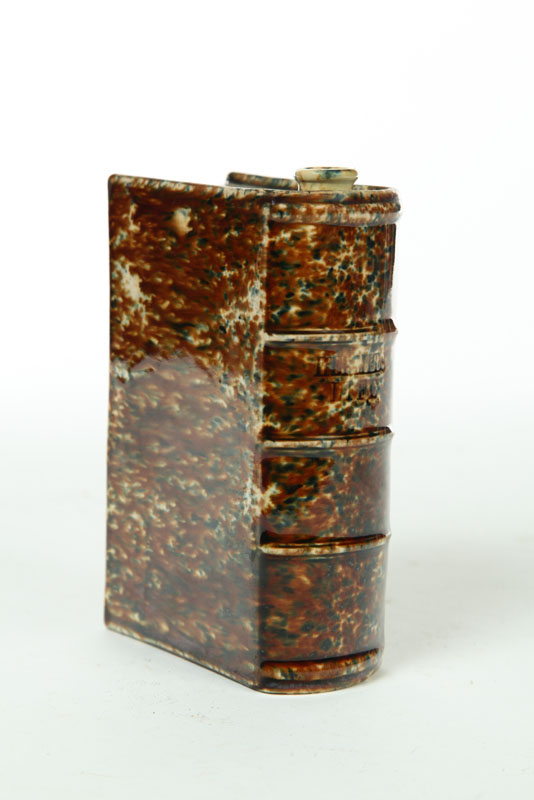 BENNINGTON BOOK FLASK.  Vermont 