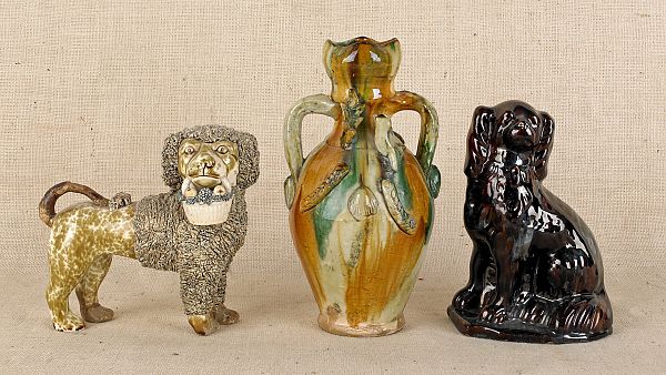 Bennington flint enameled spaniel