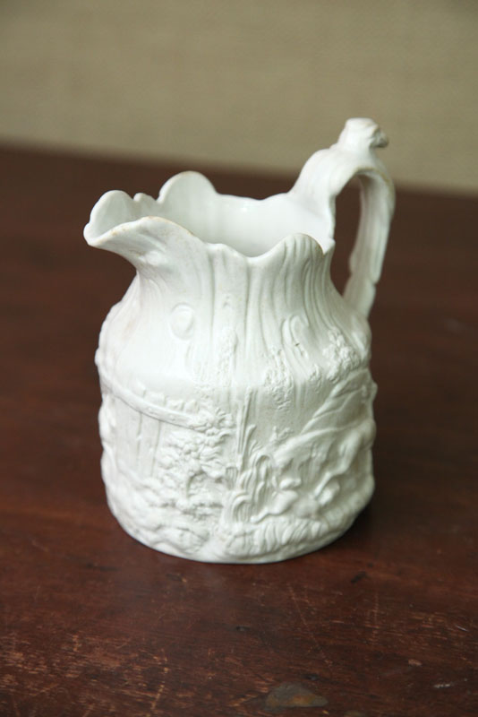 BENNINGTON PITCHER. Parian type