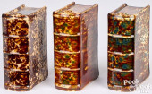 BENNINGTON POTTERY BOOK FLASKS